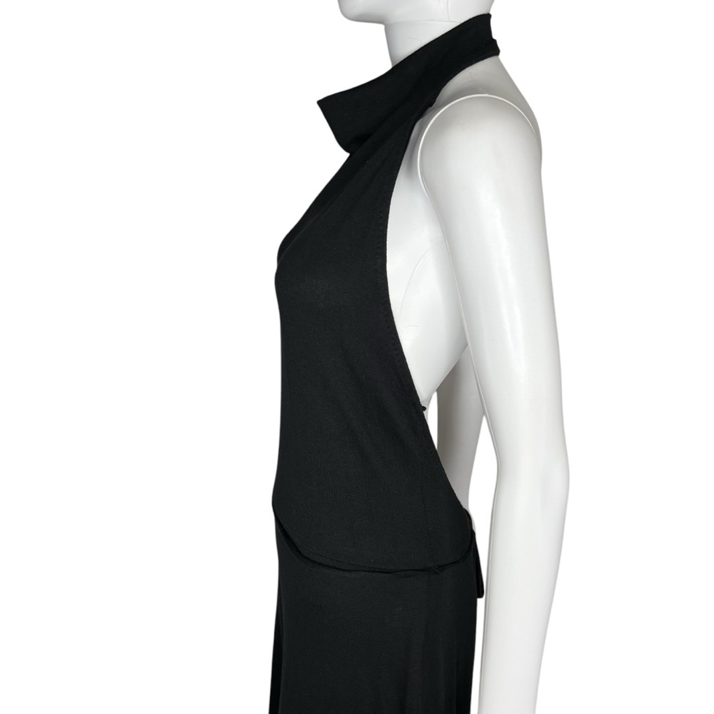 Vince Cropped Belted Stretch-cotton Halterneck Jumpsuit L - Picture 6 of 8